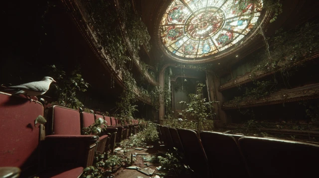 Abandoned Opera House Overgrown Nature