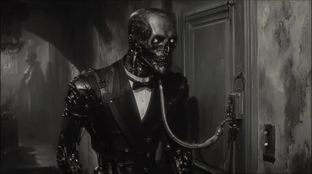 Vincent Price Android Steampunk Horror