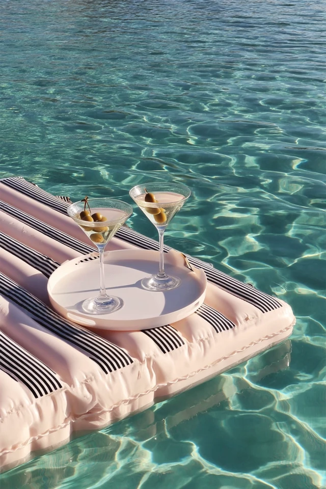 Martini by the Pool Summer Luxury