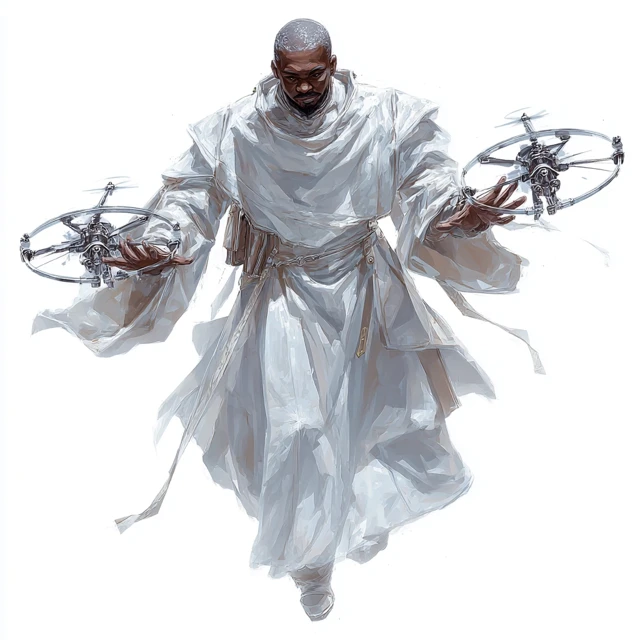 DND Cleric with Drone Hands