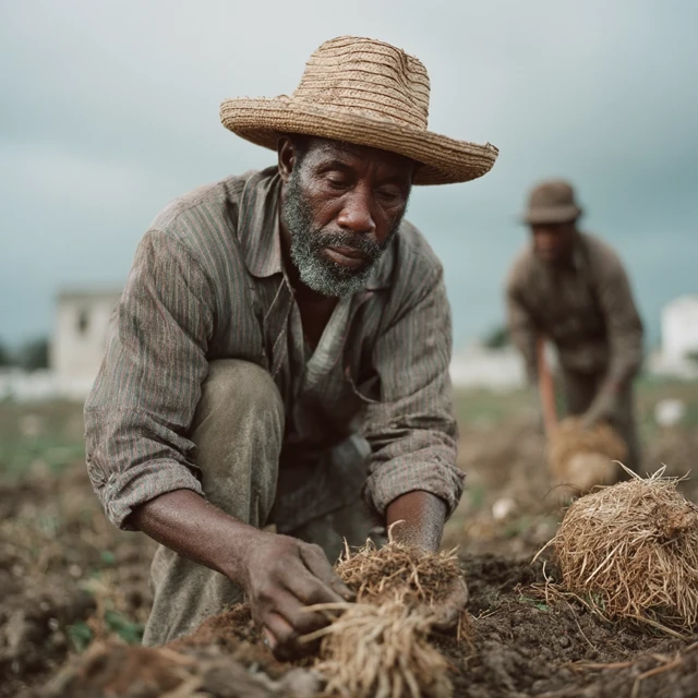Cape Verdean Farmers at Work Photography