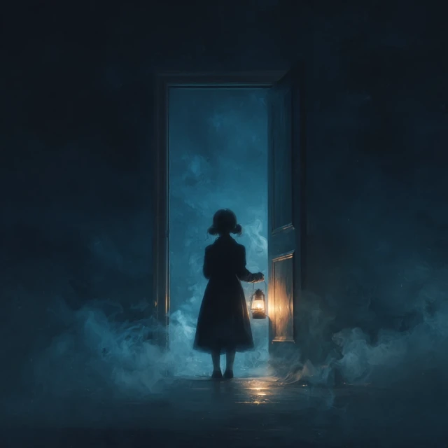 Girl Opens Door to Magical World
