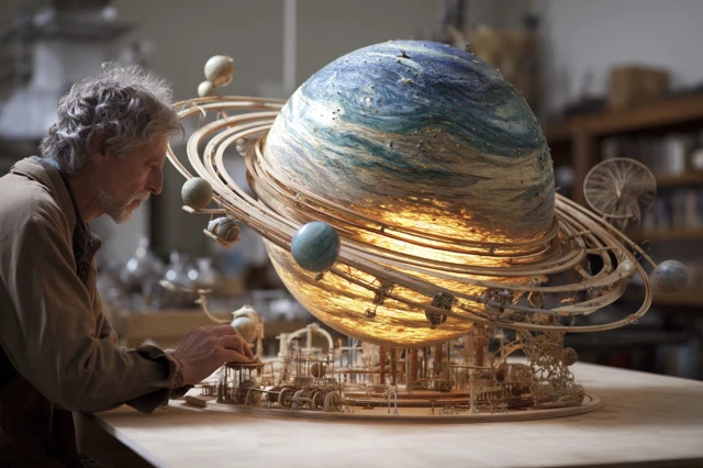 Earth-Size Almagest Model in Action