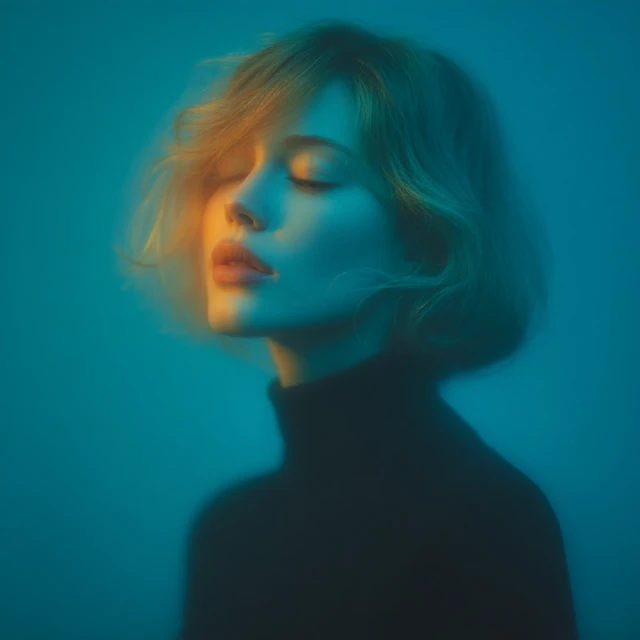 Ethereal Portrait of a Young Woman Abstract Photography