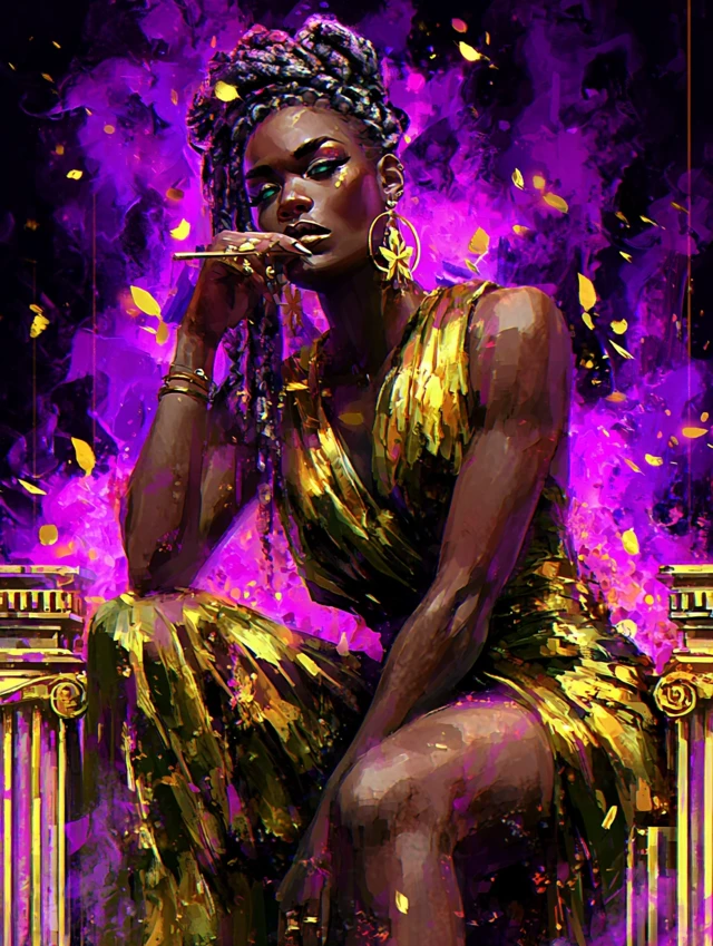 Greek African Oracle Art
