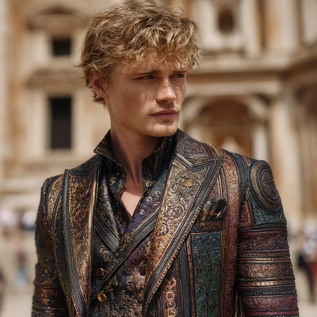 Versace Summer Collection Portrait in Rome