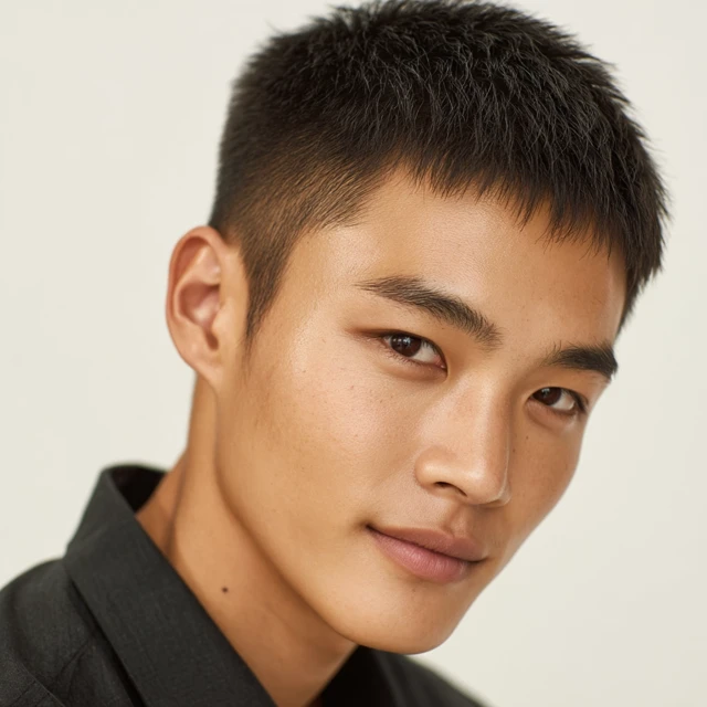 Handsome Asian Male Model Portrait