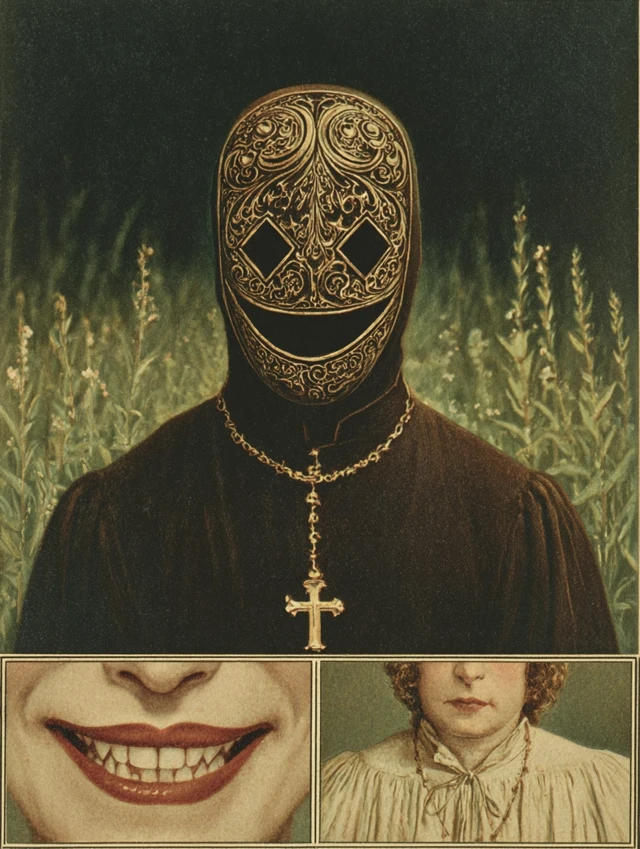 Cult Horror Portrait Modern Aesthetic Art