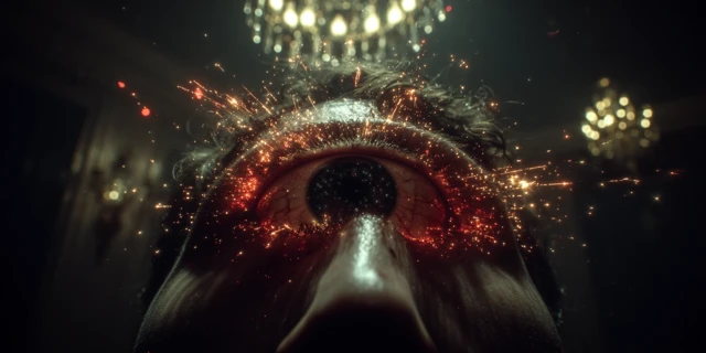 Surreal Psychedelic Eye Galaxy Inside Out