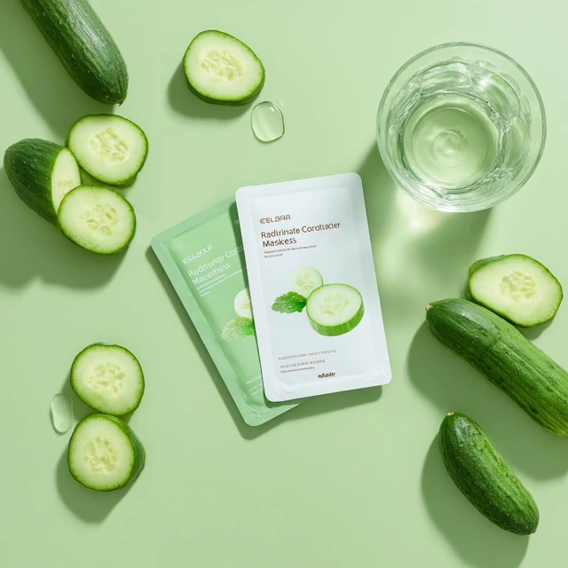 Radiant Cucumber Moisture Masks: Korean Skincare