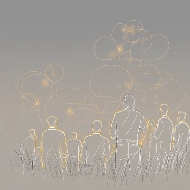 Openness Dialogue Silhouettes Illustration