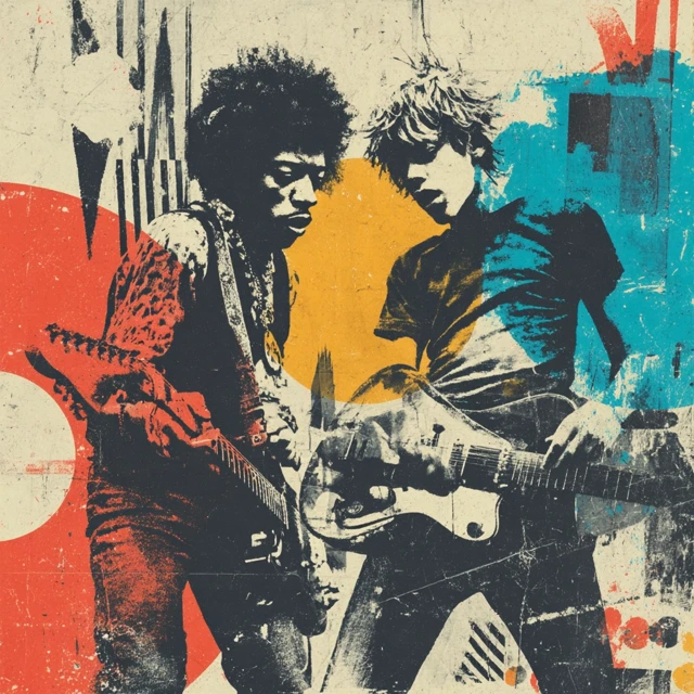 Jimi Hendrix Guitar Battle with a Modern Punk Rocker