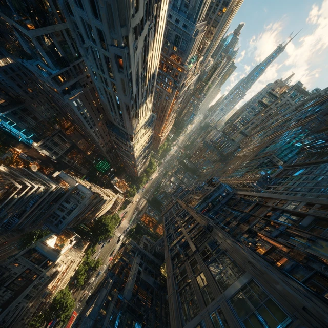 Metropolis Cityscape Ultra Detailed 8k