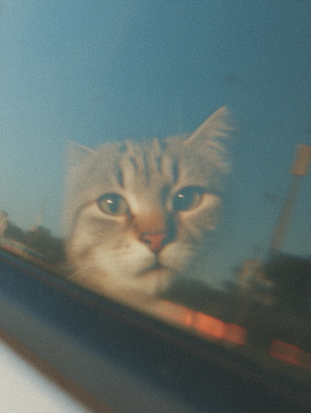 Cute Cat Road Trip Reflection