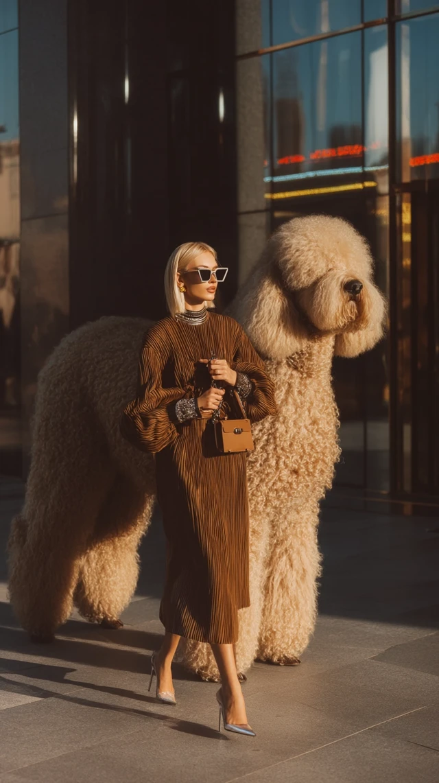 Luxury Fashion with a Colossal Alf in Dnipro