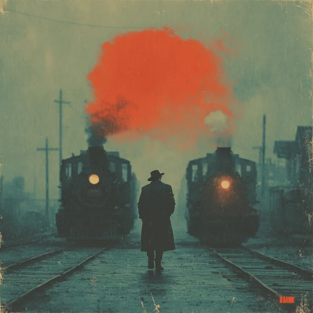 Steam Trains Soul Train Album Cover Design