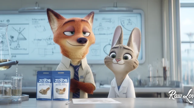 Zootopia Pets in Lab Coats at Raw Love