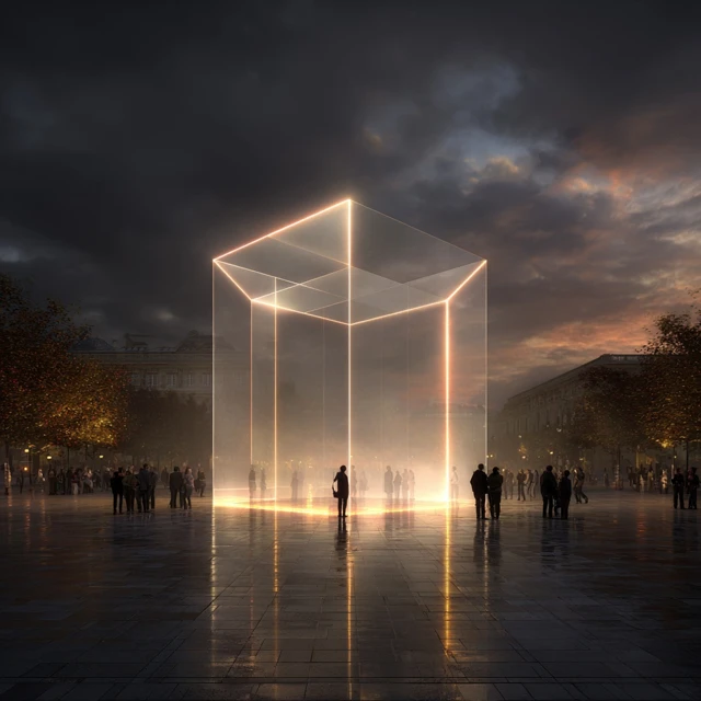 Jean Nouvels Lantern Installation Architectural Design