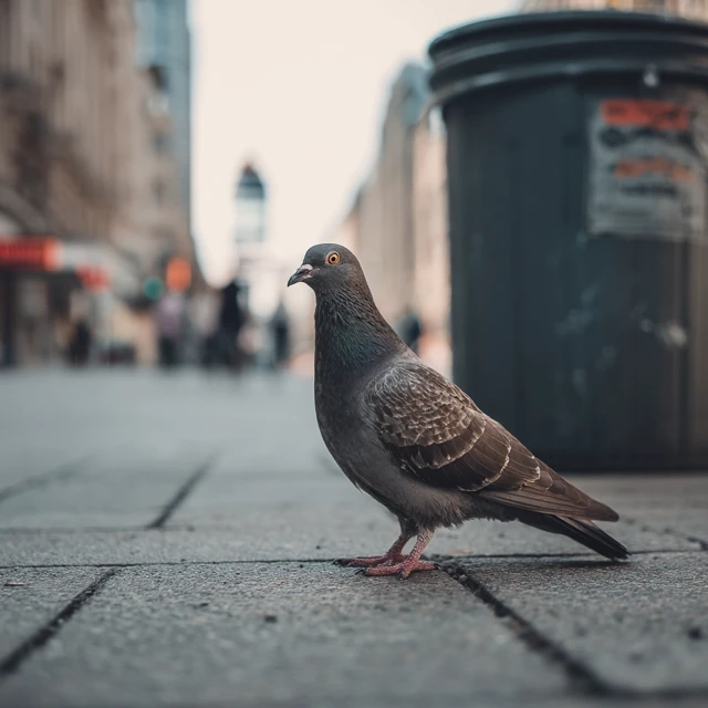 Pigeon in the City Urban Wildlife