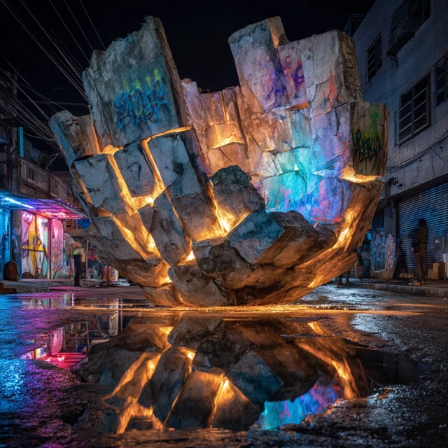 Shattered Concrete Crown Urban Relic