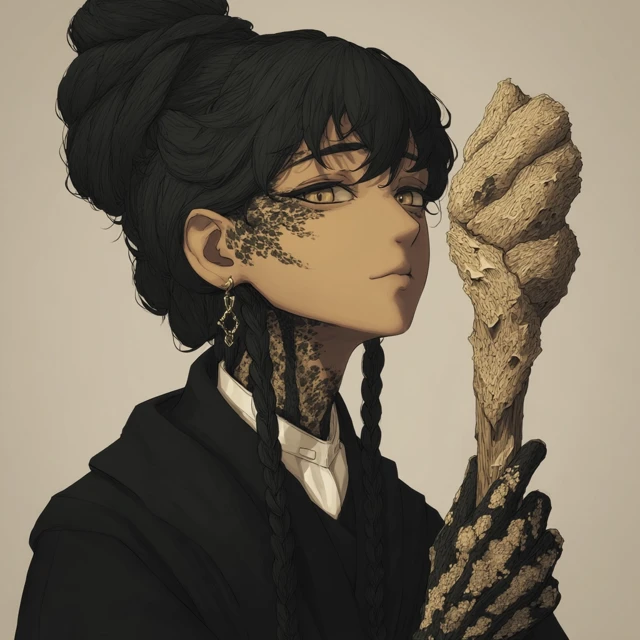 Daimah The Antedeluvian Sorceress in WLOP Style