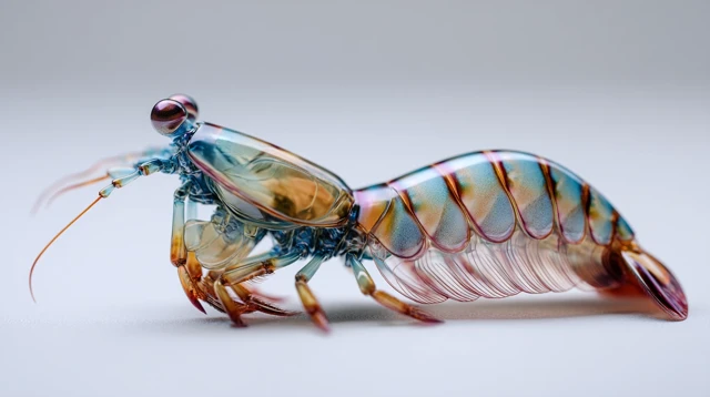 Realistic Mantis Shrimp Macro Photography 4K