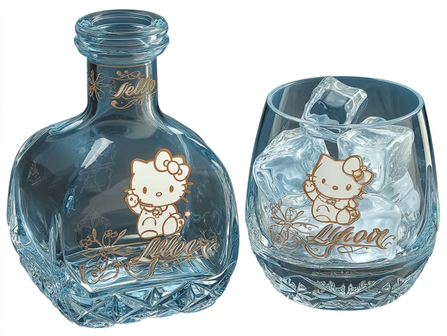 Hello Kitty Liquor Set Sanrio Collectible