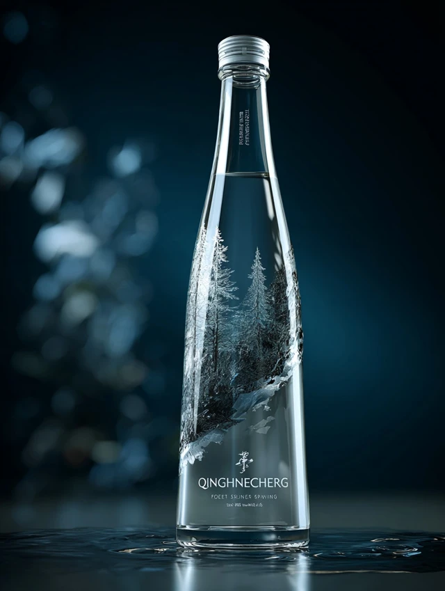 Qingcheng Mineral Water Bottle Minimalist Design Luxury