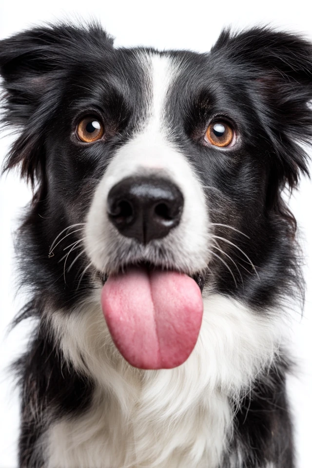 Border Collie Portrait Happy Dog