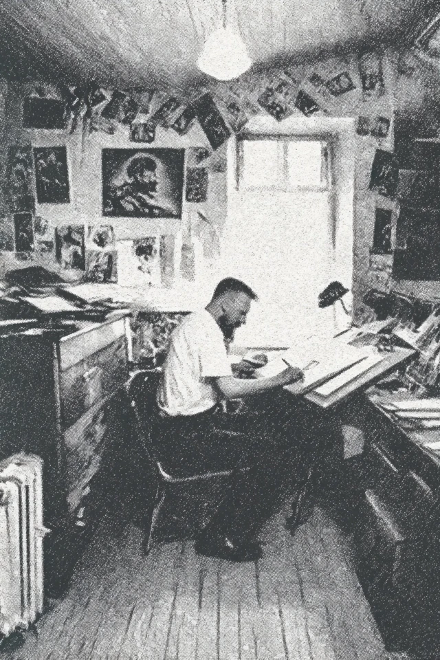 Soviet Animator in 1950s USSR Animation Studio