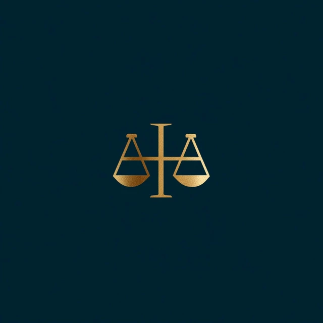 HILSCHER LAW FIRM Logo Elegant Modern Design