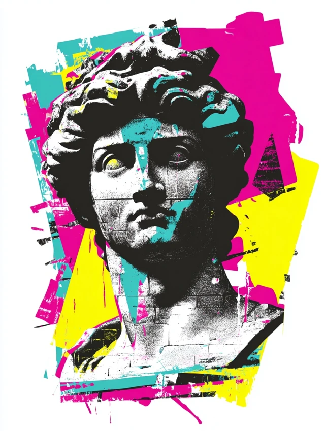 David Michelangelo Pop Art Illustration