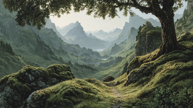 Valinor Landscape by John Howe