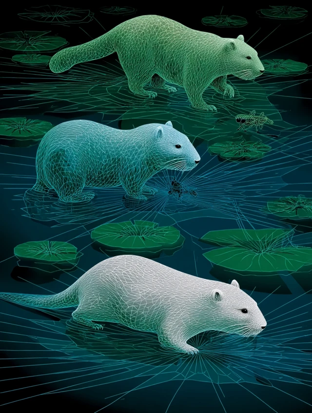 Keystone Species Impact Illustration