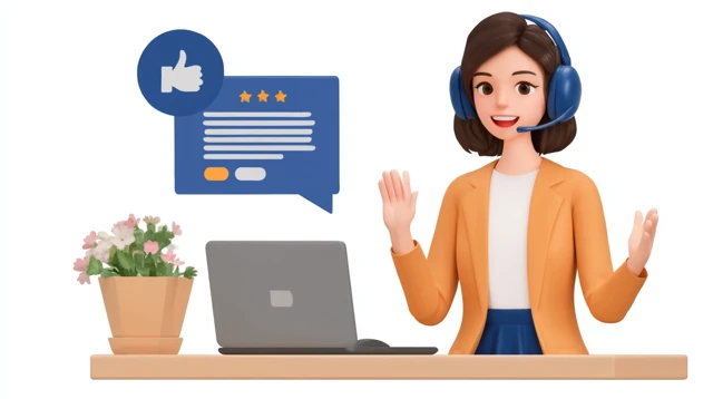 AI Customer Service Representative Chatting