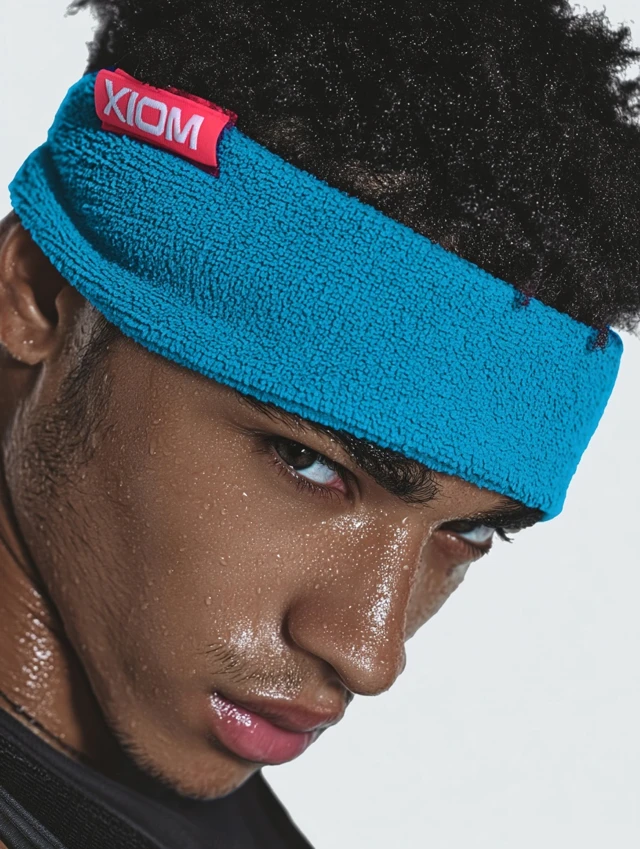 Male Fashion Model in Sports Apparel Close Up