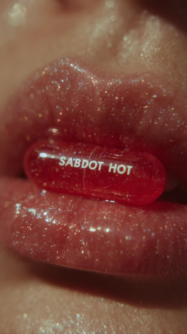 Glossy Lips Product Photography Sabado Hot Pill