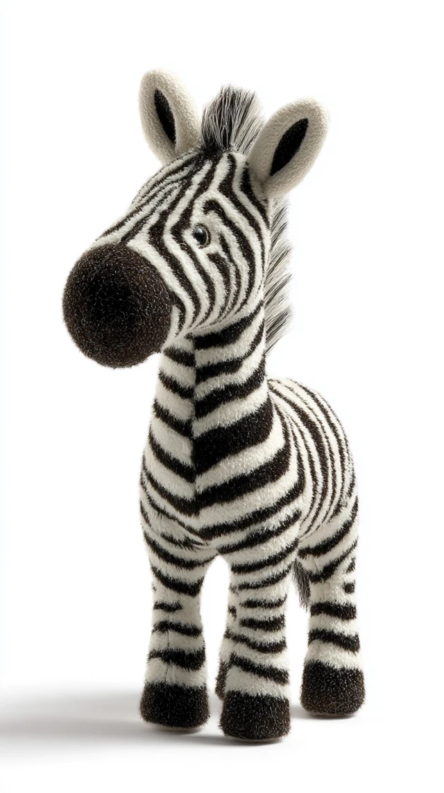 Cute Cartoon Zebra Plush Toy Design