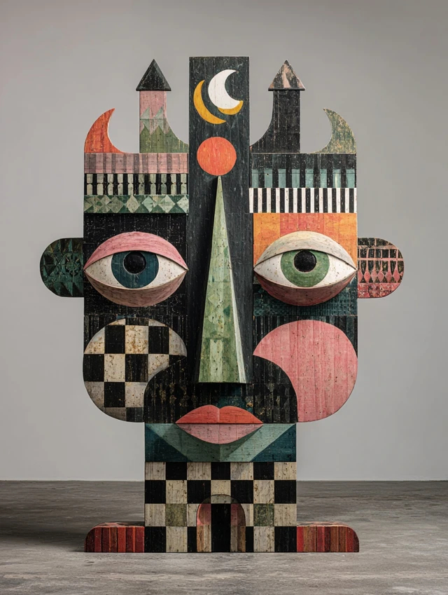 Abstract Sculpture Inspired by Johnamez Alexander