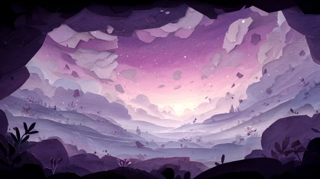 Dreamlike Abstract Background for Tower Defense Game