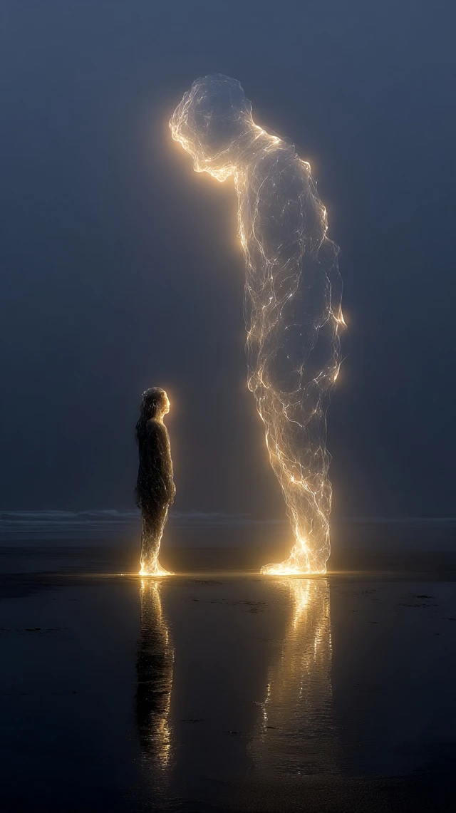 Ethereal Beings Surreal Light Art