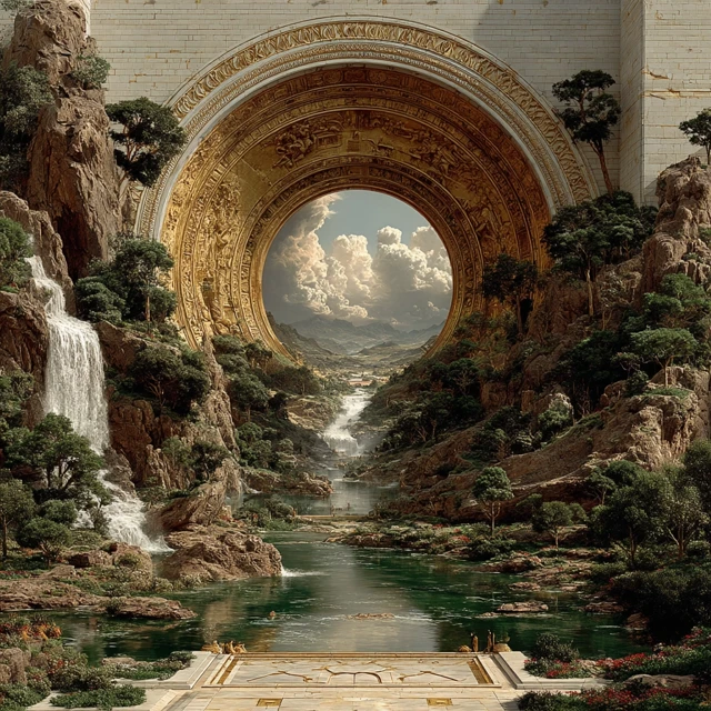 Neoclassical Painting Cognis Infinitum