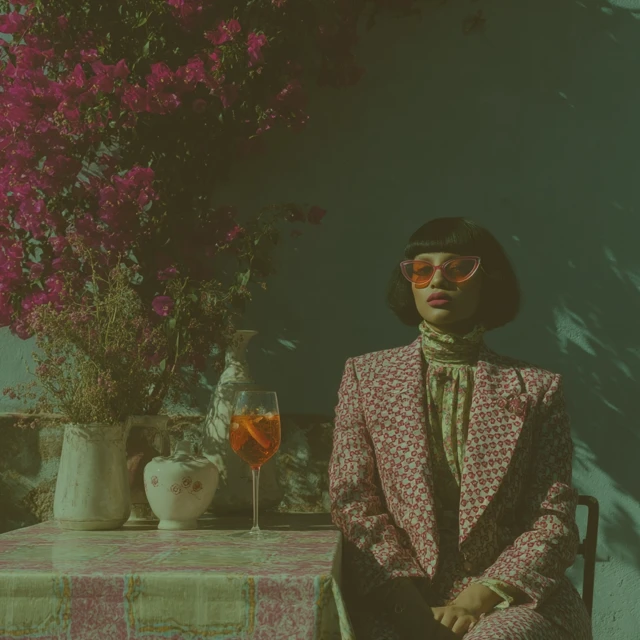 Gucci Fashion Model Aperol Spritz Amalfi Coast