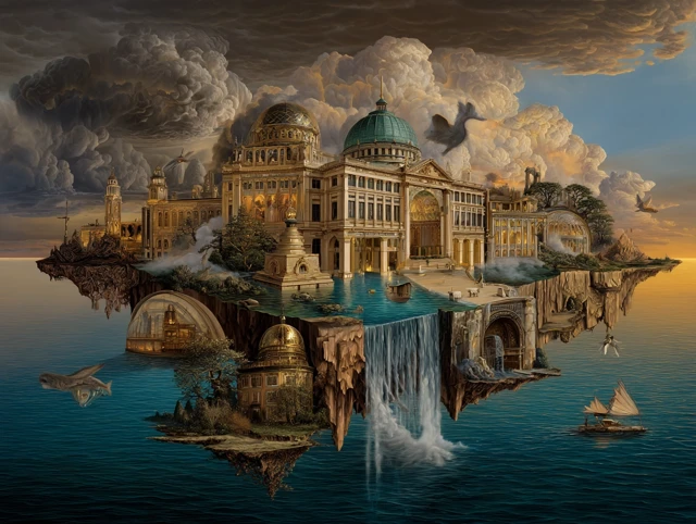 Surreal Art Atlantis Utopia Vladimir Kush Dali