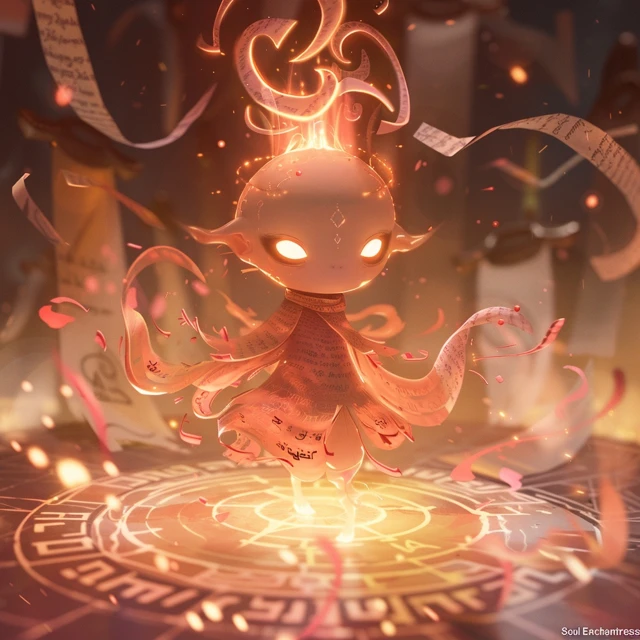 Soul Enchantress Chibi Mascot Art