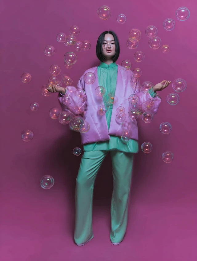 Pop Art Fashion with Whimsical Figurines