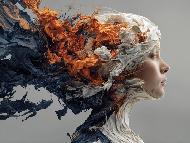 Neurological Disease Mimicry Hyperrealistic Art