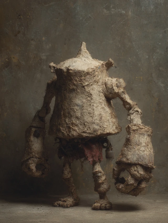 Rock Golem Character Illustration