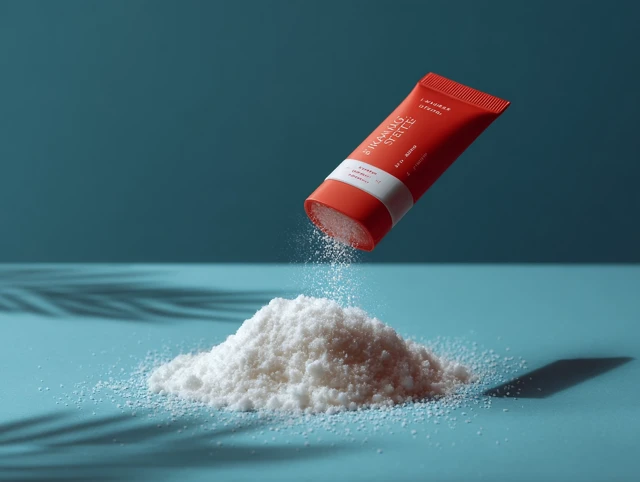 Powder Pouring Product Photography Minimalist Design