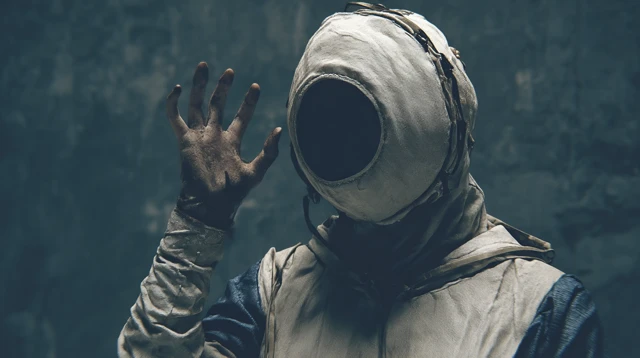 Surreal Horror Art: Cinematic Scene